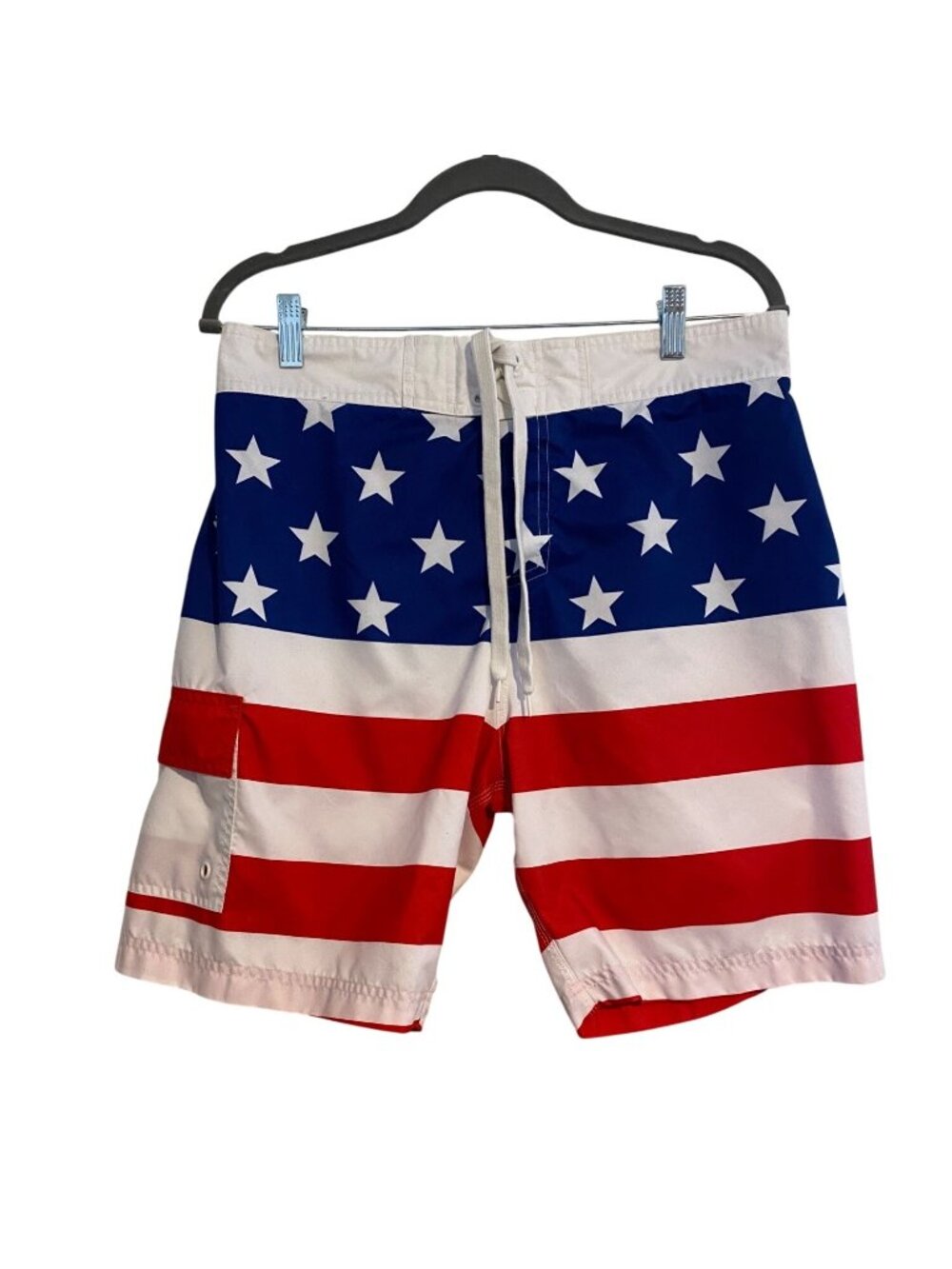 Walnut & 39 Men's M Swim Trunks Stars & Stripes Design Vacation Swimming Beach